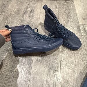 Vans Men's Navy High-Top Sneakers
